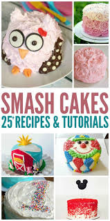 1st Birthday Smash Cake For 1 Year Old Boy 25 Smash Cake Recipes Tutorials Smash Cake Recipes First Birthday Cakes Healthy Smash Cake