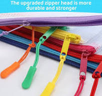 36-Pack Mesh Zipper Pouches - A4 & A3 Waterproof Document Bags (9 Colors,  PVC Material)