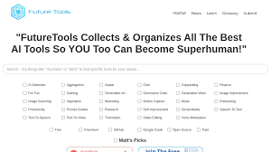 Screenshot of Future Tools