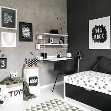 Inspiration From Instagram Black And White Boys Room Ideas Grey Black And White Boys Room Scandinavia White Room Decor Boy Bedroom Design Bedroom Design