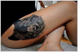150 Meaningful Wolf Tattoos An Ultimate Guide June 2021 Wolf Tattoos Wolf Thigh Tattoo Wolf Tattoo Designs