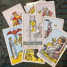 The three of cups is a very creative card, suggesting that you may pursue a creative outlet within a group environment, such as an art class or a dance class. Cup Cards Tarot Meanings