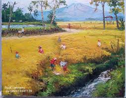  Pin Oleh Kuat Di Lukisan Pemandangan Pemandangan Lukisan