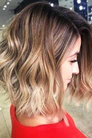 For some contrast, keep the hair at the roots a few shades darker. Warm Toned Layered Lob Hairstyle Brownhair Ombre Hairs London