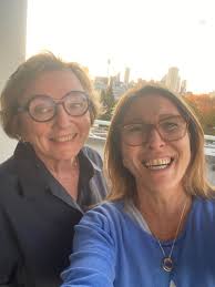 Week 33 & 34 of my next journey ✨Catching up with Kathryn Greiner always a  pleasure to talk life, politics, and community ☕️Dropped by to see the prep  work of Darcy Street