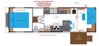 The plans include a loft large enough for a queen size mattress, a bathroom complete with a these house plans were not prepared by or checked by a licensed engineer and/or architect. Studio Fresca Some Old Stuff Fresh New Artitude Heart Song A Tiny House On Wheels Levle 1 Vs 2 Tiny House On Wheels House On Wheels Tiny House