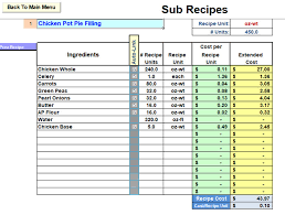 Recipe Costing Template Numbers Besto Blog Intended For Recipe Food Cost Template In 2021 Menu Food Cost Menu Restaurant