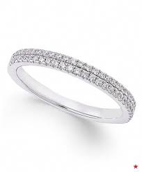A Double Row Of Micro Pave Diamonds Adds Spectacular Sparkle To This White Gold Wedding Ban Double Band Wedding Ring Pave Wedding Bands Micro Pave Wedding Band