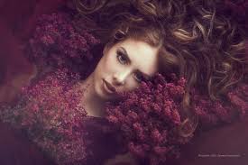 Wallpaper look, girl, flowers, hair, Nicole, Edith Laurent-Neuhauser for  mobile and desktop, section девушки, resolution 2000x1333