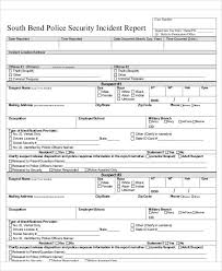 Free 36 Incident Reports In Pdf