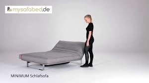 Ein schlafsessel ist in wohngemeinschaften oder gästezimmern immer gern gesehen. Minimum Von Innovation Schlafsofa Mit Matratze Und Lattenrost Mysofabed De Youtube