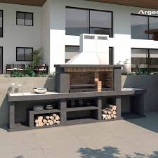Barbecues Archivos Argemi Prefabricatsargemi Prefabricats Barbecue Design Outdoor Bbq Area Outdoor Kitchen