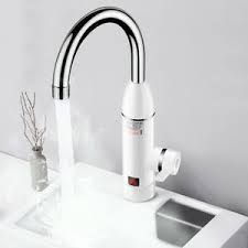 Für die richtige temperatur sorgt der durchlauferhitzer, den du in deinem. 3000w Elektrische Wasserhahn Kuche Bad Armatur Durchlauferhitzer Mit Eu Stecker Ebay