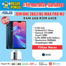 Zenfone max pro is your enduring and intelligent companion that's built to go the distance. Asus Zenfone Max Pro M2 6 64gb Zb631kl Garansi Resmi Termurah Se Surabaya Shopee Indonesia