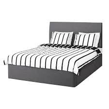 Grey suede chesterfield divan bed set + memory mattress 4ft6 double 5ft king. Balestrand Skiftebo Grey Divan Bed With 2 Drawers Standard King Ikea