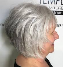 Disconnected layers in the back create extra volume, and the choppy pieces curl gently around the nape, inviting a perfect view of your graceful neck. 65 Gorgeous Hairstyles For Gray Hair