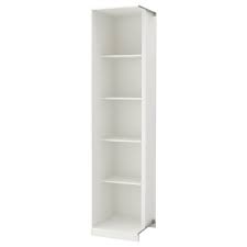 Meuble tv d'angle ikea en très bon état, à signaler un pied scotché à l'arrière de la table non visible une fois que le meuble est en place. Pax Surmeuble Elt Angle Av 4 Tablettes Blanc 53x58x236 Cm Ikea