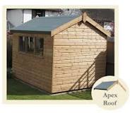 What is the roof on a shed called?