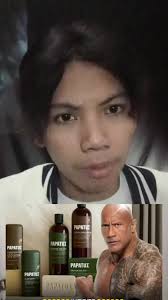 The Rock Advertising Shampoo