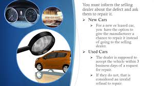 The federal lemon law covers used cars. Failed Inspection Lemon Law Mass Gov