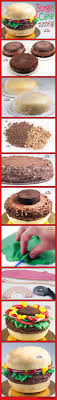 how to make a burger cake hamburger kuchen torten kurs tortenverzierungstipps