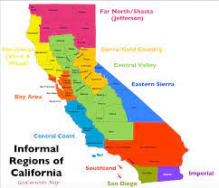 The R California Map With Cities Map Of Eastern California California Map Central Valley California California