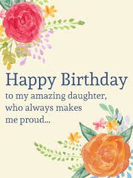 Best birthday flowers for sisters & girlfriends. Birthday Flower Cards For Daughter Birthday Greeting Cards By Davia Free Ecards