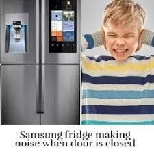 I did not put any 12 oz cans in the freezer section of this fridge. Samsung Fridge Making Noise When Door Is Closed Fixed