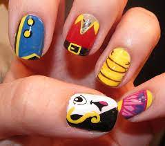 Beauty And The Beast Beauty And The Beast Nails Disney Nails Disney Inspired Nails