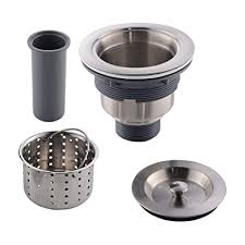 It is placed over the bottom of the drain strainer. Buy Appaso 3 5 Inches Kitchen Sink Drain Strainer With Removable Deep Basket Cup Sealing Lid Sus 304 Stainless Steel Sink Strainer Assembly Stopper Sealing Lid Kitchen Sink Drain Kit Brushed Nickel Online