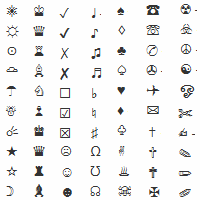 Astrological & zodiac sign symbols. 167 Symbols To Spice Up Your Twitter And Facebook Updates Christian Web Trends Blog Church Websites Design Seo