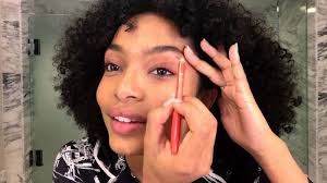 She starts the process by lathering up with the deep cleanse and the rice polish: The Source Her Trends The Next Makeup Trend You Need To Try Doja Cat Yara Shahidi Blac Chyna Already Have