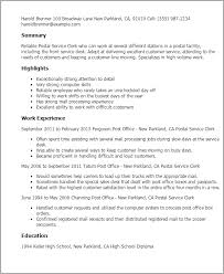 Postal Service Clerk Resume Template Best Design Tips Myperfectresume
