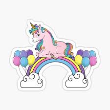 Free for commercial use high quality images Unicorn Printable Stickers Redbubble
