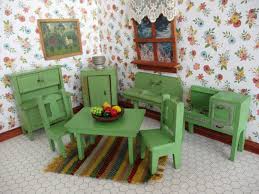 Vintage Schoenhut Miniature Dollhouse Furniture Complete Miniature Dollhouse Furniture Dollhouse Furniture Dollhouse Miniatures