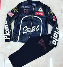 Hudson Leather Black And Red Robin Jeans Homebase161 Lederjacke Manner Rot Schwarz Mannermode