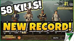 58 Kills New World Record Squad Fpp Record Pubg Mobile Youtube