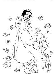 How To Draw Snow White And Her Friends Coloring Page Color Luna Images of snow white in printed media. how to draw snow white and her friends