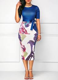 Beautiful Dresses Dress Dresses Rosewe Women S Fashion Dresses Printed Sheath Dresses Fashion Dresses Online