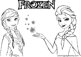Parents may receive compensation when you click through and purchase from links contained on this website. Disney Frozen Anna With Elsa Coloring Pages Elsa And Anna Coloring Pages Coloring Pages For Kids And Adults