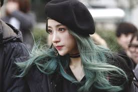 Sashayed Green Hair Green Hair Girl Brown Eyed Girls