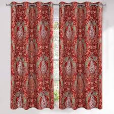 Maybe you would like to learn more about one of these? Pillows Traditional Curtains Red Valances Floral Asian Curtains Red Curtains Curtains Window Treatments Home Living