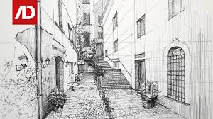Drawing Spain Street View Daily Architecture Sketches 17 Youtube Architecture Sketch Perspective Sketch Architecture Drawings