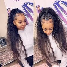 Female African American Ponytail Hairstyles Black Woman Hairstyles Black Women Protective Styles African Americans 52 Trendy Ideas A Braided Hairstyles For Black Women Braided Hairstyles Weave Ponytail Hairstyles
