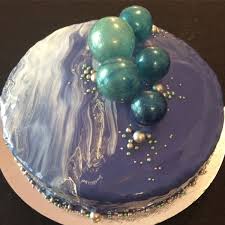 Mirror Glaze Cake Vanilla Cake With With Chocolate Mousse And Gelatine Bubbles Mousse Cake Decoration Chocolate Mousse Cake Recipe Chocolate Mousse Cake