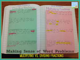For multiplication you would see words like: Making Sense Of Multiplying Dividing Fractions Word Problems Teaching With A Mountain View