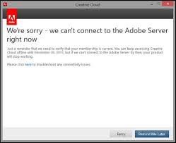 Ready to create and edit video? Internet Connectivity Offline Grace Period And Reminders Adobe Creative Cloud Apps