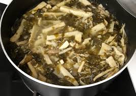 Resep dan cara masak sayur sop sederhana. Resep Sup Rebung Dan Sayur Asin Yang Simple Pasti Endes Resepmasakan Web Id