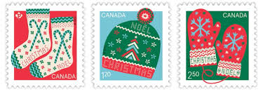 Risultati immagini per CANADIAN CHRISTMAS POSTAGE STAMPS