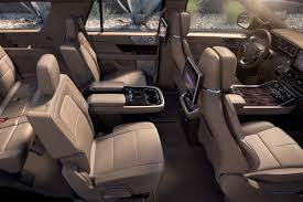 An Overhead View Shows The Spacious Second And Third Rows In The Cappuccino Interior Color Luxury Suv Lincoln Navigator Luxury Cars